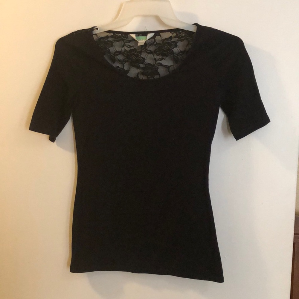 Black laced top  from JCPenny 🖤🖤